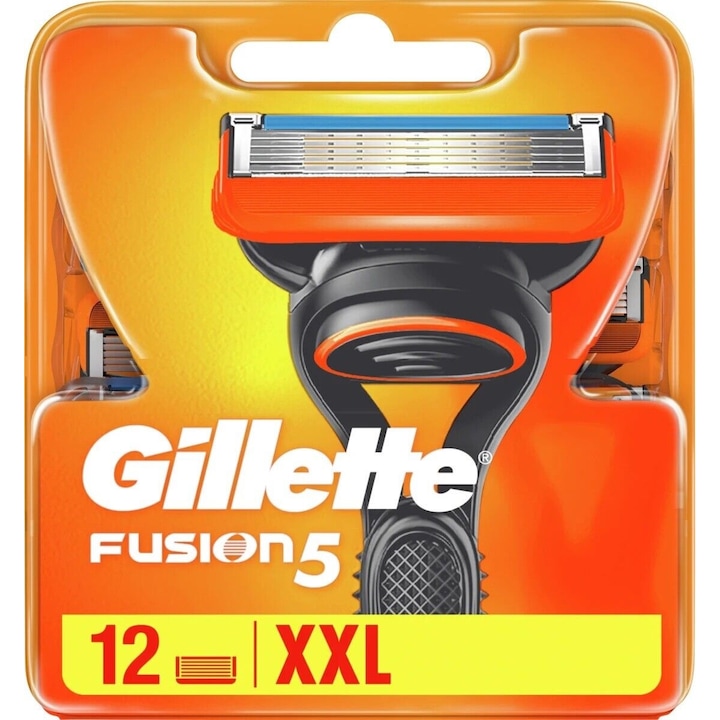 Rezerve aparat de ras Gillette Fusion Manual, 12 buc
