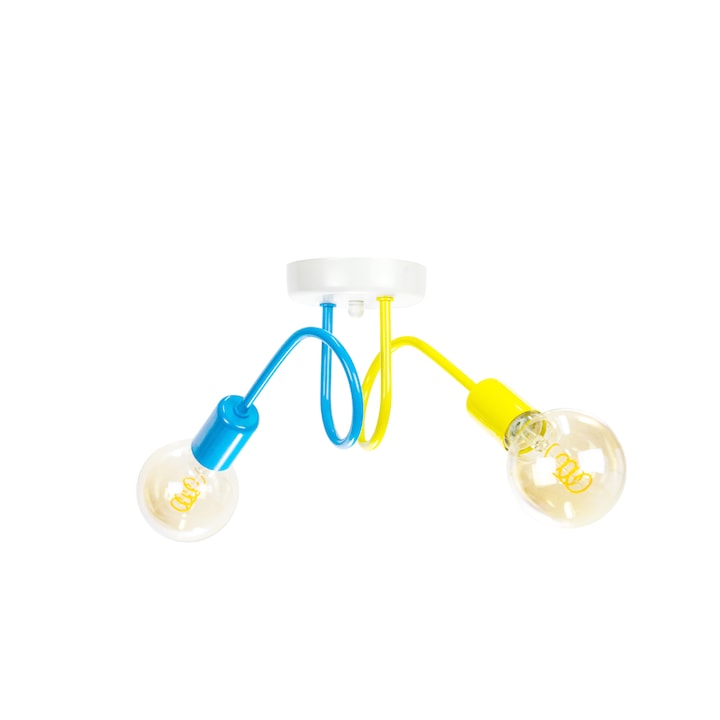 Цветна плафониера за детска стая