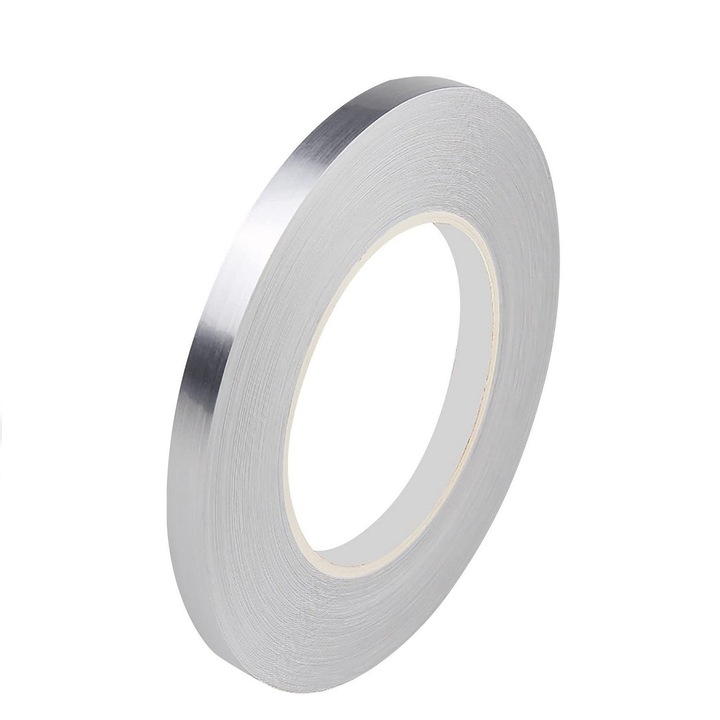 Banda Adeziva Decorativa Pentru Rosturi Gresie si Faianta Luxer, Silver, 1cmx50m