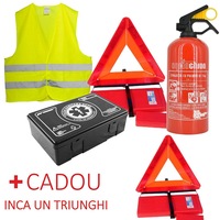 kit complet omologat auto siguranta rutiera - stingator p1 metalic trusa medicala triunghi vesta  1 triunghi cadou imagen 56_0_
0
