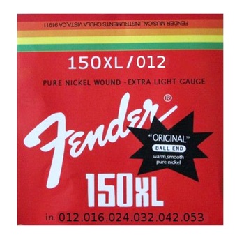 Pachet 3 seturi de corzi Fender chitara acustica 012.016-053 Pachet 3 seturi de corzi Fender chitara acustica 012.016-053