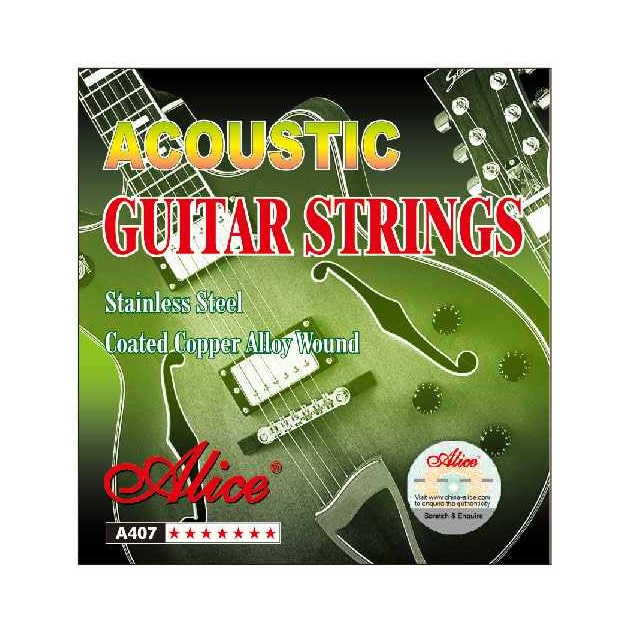Pachet cu 3 seturi de corzi colorate chitara acustica A407-L