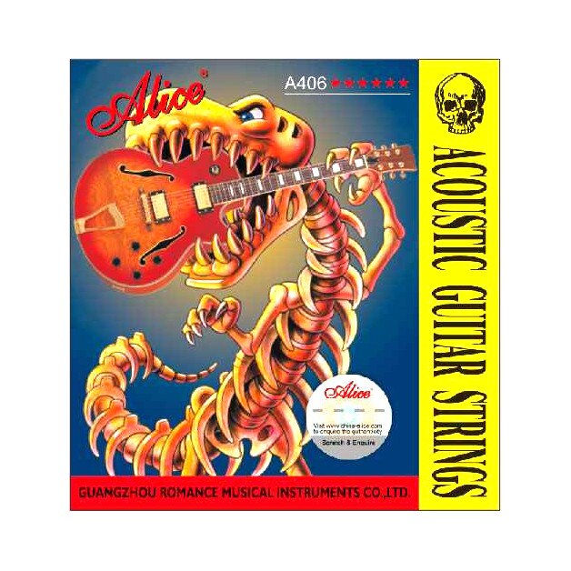 Pachet cu 3 seturi de corzi chitara acustica A406P-L