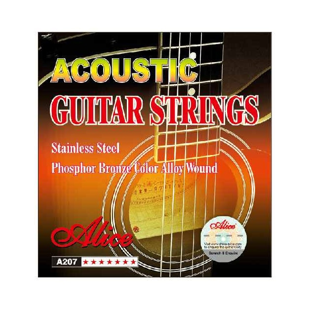 Pachet cu 3 seturi de corzi chitara acustica A207-SL