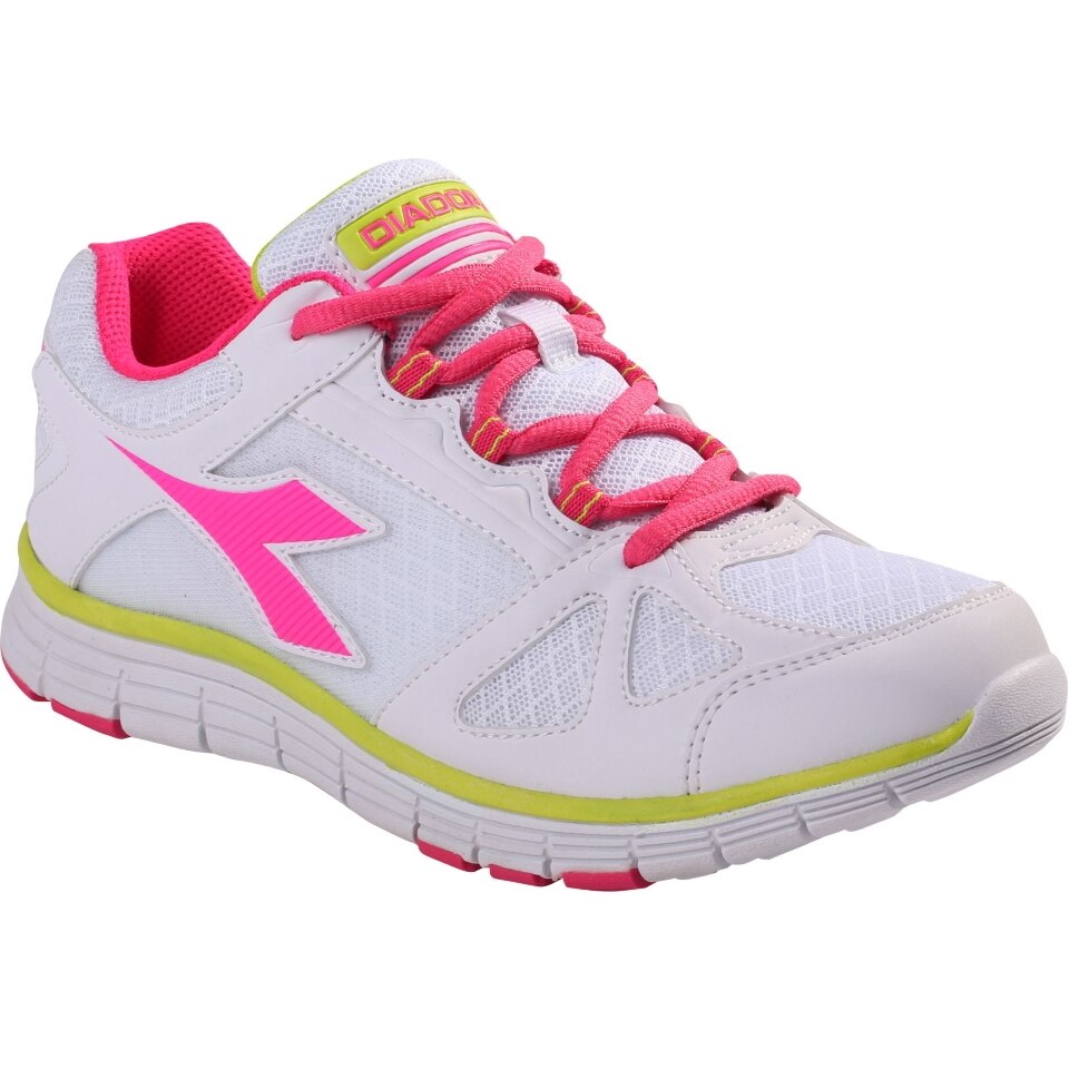 Pantofi sport Diadora Hawk 3 pentru femei, alb/roz