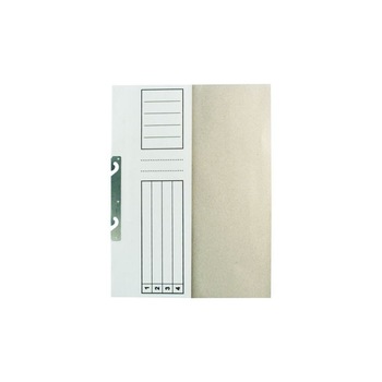Set 100buc Dosar Standard alb, incopciat 1/2, A4, carton Set 100buc Dosar Standard alb, incopciat 1/2, A4, carton
