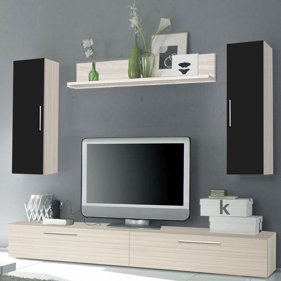 Living Elton Stejar Ferrara/Negru