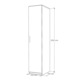 Dulap Et2, Stejar Sonoma, H 200 x L 45 x A 50 cm, cu 1 usa, 2 polite si bara de haine, PAL de 18 mm
