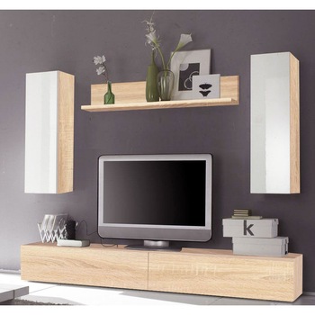 Living Elton Stejar Bardolino/Alb Living Elton Stejar Bardolino/Alb