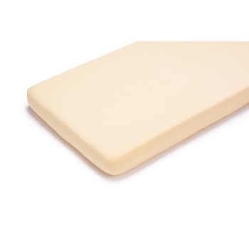 Cearsaf din bumbac cu elastic pe contur 120x60 cm, Bej Cearsaf din bumbac cu elastic pe contur 120x60 cm, Bej