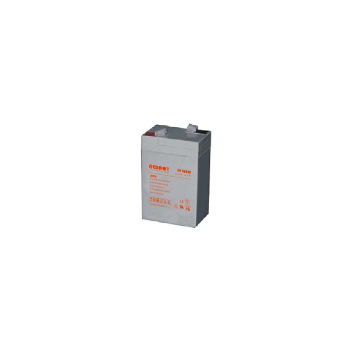 Reddot Ólom-sav akkumulátor, VRLA AGM, 6V, 4.0Ah, F1