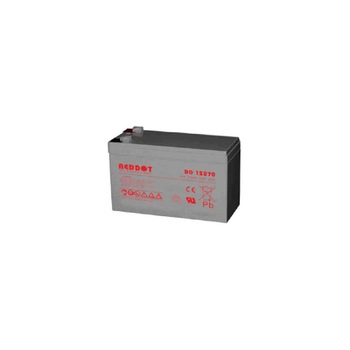 Acumulator Plumb-Acid VRLA AGM Reddot 12V - 7.0Ah Borne F2 Acumulator Plumb-Acid VRLA AGM Reddot 12V - 7.0Ah Borne F2