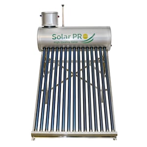 Kit Panou solar apa calda menajera SolarPro - 195 litri INOX si vas asistent cu flotor 8 litri INOX