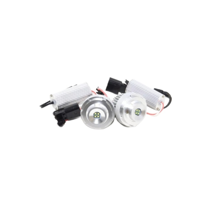 Комплект от 2 крушки Angel Eyes XENON BRIGHT®, Led маркер, Can Bus, мощност 20w, съвместими с BMW E60 LCI без фабричен ксенон