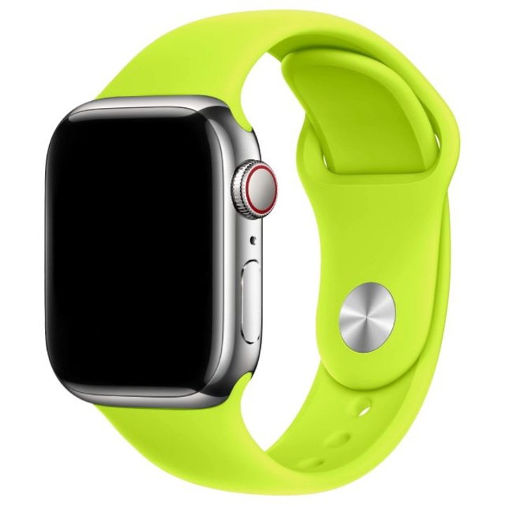Curea din silicon, compatibila cu Apple Watch 2/3/4/5/6/7/8/9/10 46mm/11 46mm/SE/ULTRA, 42mm Seria 2/42mm Seria 3/44/45/46/49mm S/M, Green