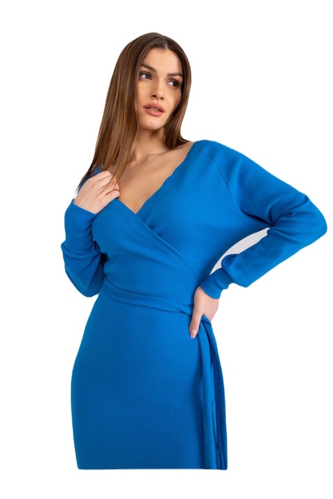 Rue Paris Mat Női mini ruha sötétkék M