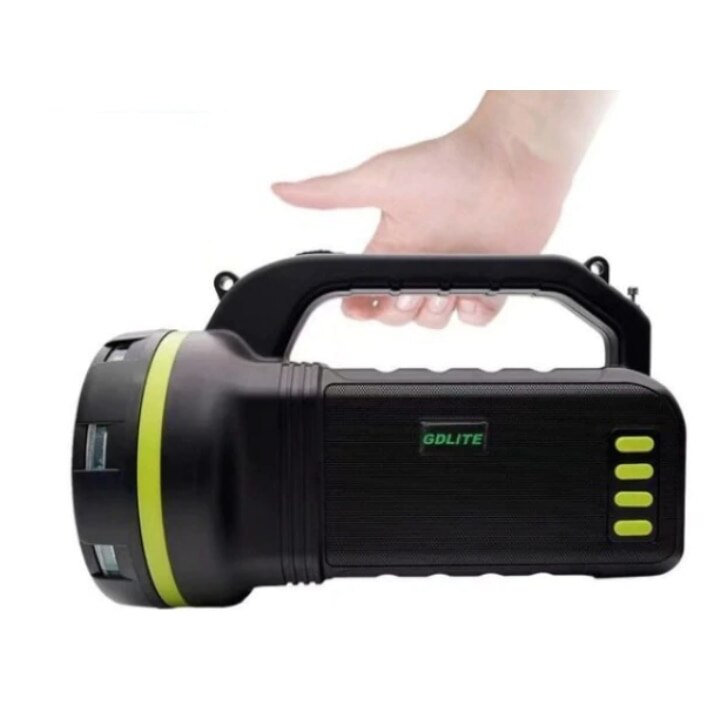Kit Solar Portabil GDLite GD-2000A cu 3 Becuri LED, Boxa Bluetooth