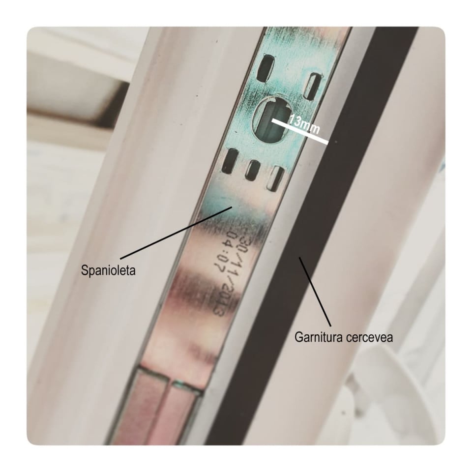 Blocator usa balcon, profil din PVC eMAG.ro