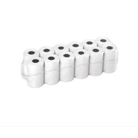 Set 10 role hartie termica 57mm latime X 18m lungime pentru case de marcat si POS