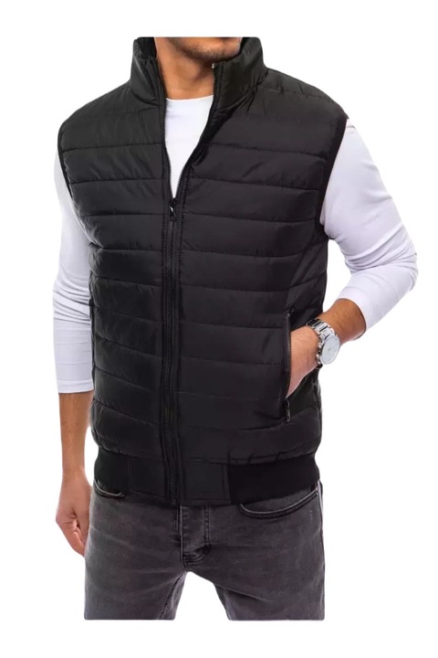 Férfi mellény, Dstreet, Should, fekete, XL INTL