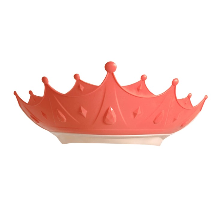 Защитен шлем за бебета Zggzerg, Силна еластичност, За къпане, PP/TPE, Червен