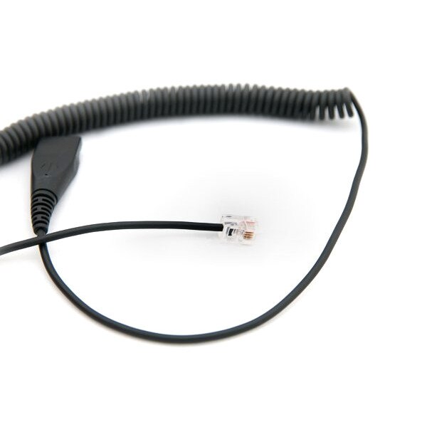 Cablu casca QD/RJ - coiled, 0,5 - 2m