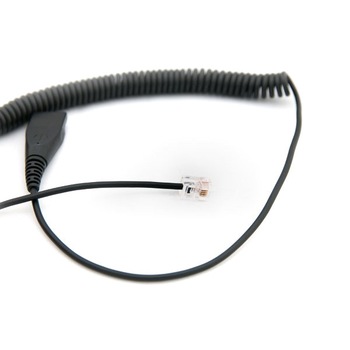 Cablu casca QD/RJ - coiled, 0,5 - 2m Cablu casca QD/RJ - coiled, 0,5 - 2m