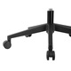 Scaun birou ergonomic Kring Ergo, mesh, 4 puncte de sprijin, tetiera 2D, suport lombar, brate reglabile 3D, role PU, Negru