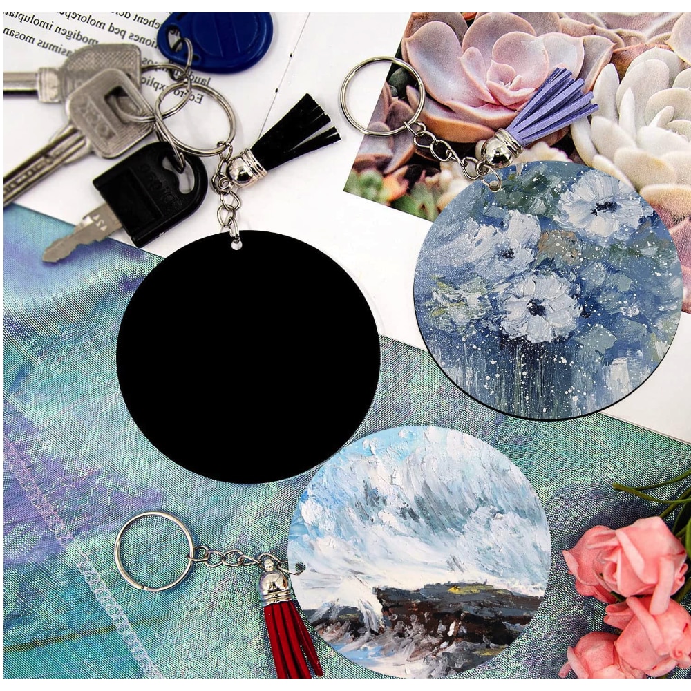 Rotupd Set 10 buc, acrilic, plexiglas negru lucios, rotund, diametru 10 cm ...