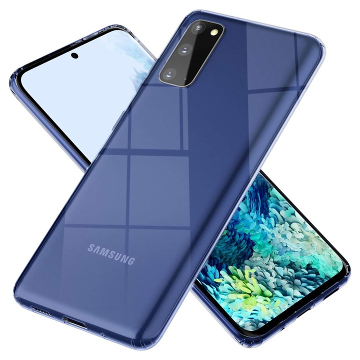 Husa Daden® Transparent Clear pentru Samsung 20 FE, Protectie Camera, Antisoc, Transparenta