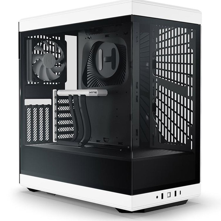 Компютърна кутия HYTE Y40, Mid-Tower, Без захранване, ATX, Бял