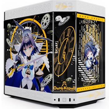 Carcasa HYTE Y60 Ouro Kronii Limited Edition Deskmat kit, ATX, Alb personalizat