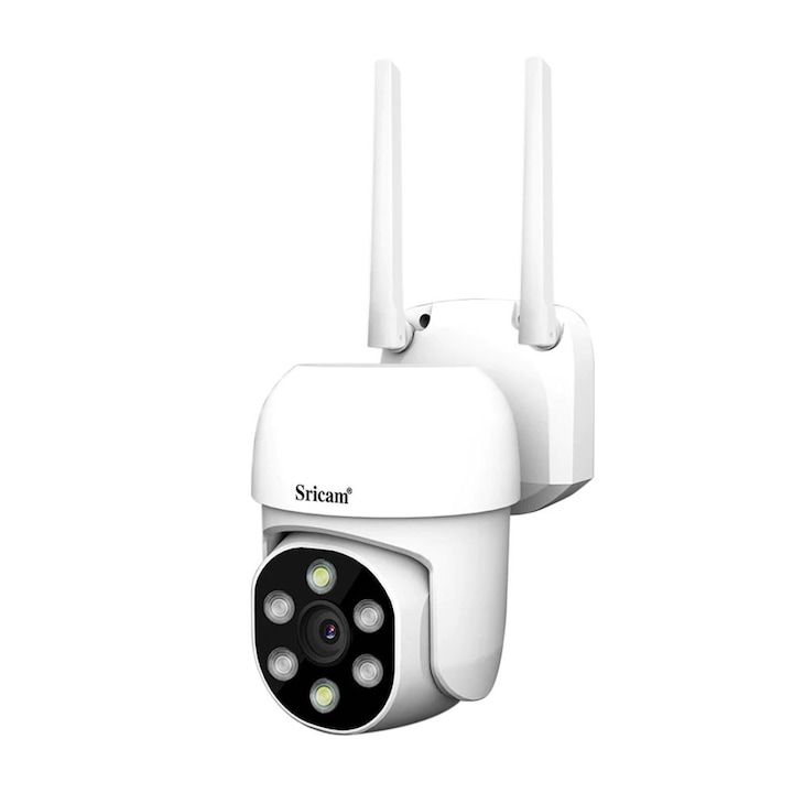 Camera supraveghere wireless, 1080P, pan/tilt, audio, suporta card, SriHome SP030