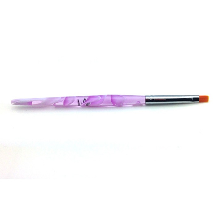Zselé ecset lapos Világoslila - Z004-8