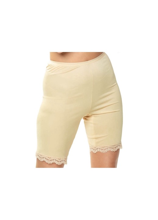 Jupa tip pantaloni scurti, Mewa, Matase/Viscoza, Bej, 40