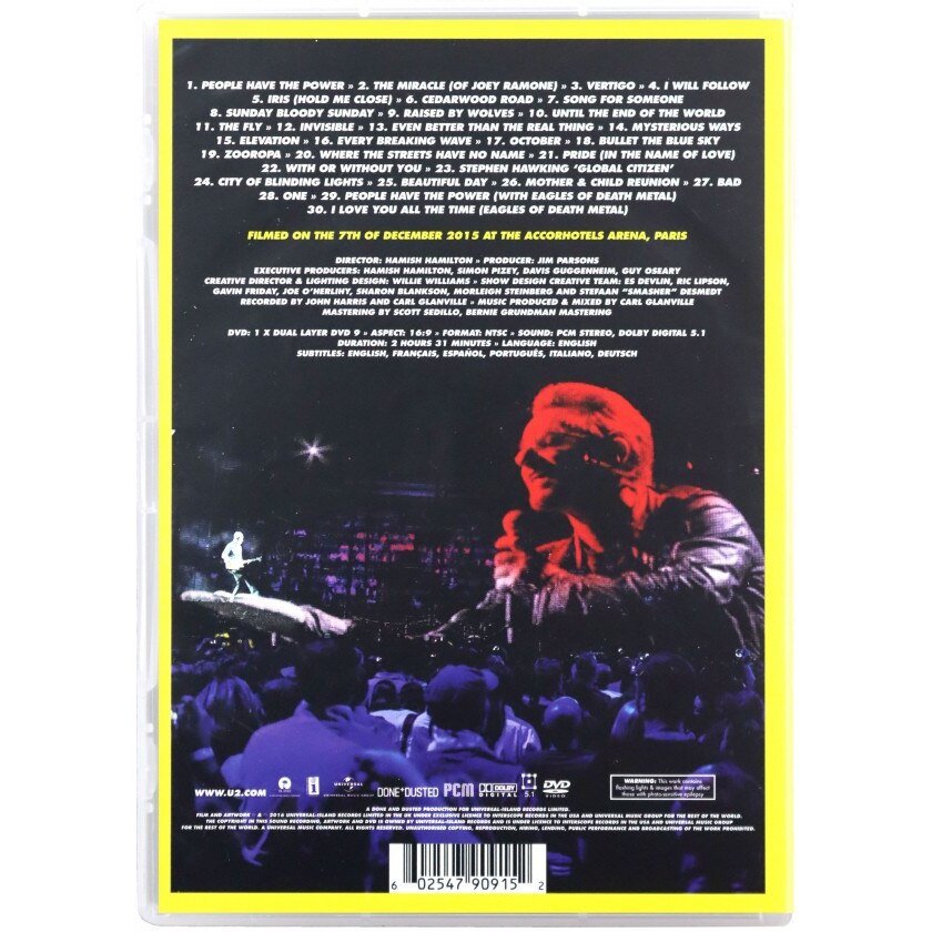 U2: Innocence + Experience Live In Paris (PL) [DVD] - eMAG.ro