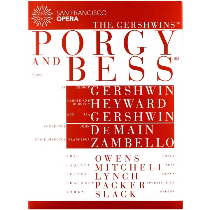 San Francisco Opera: Euroarts - The Gershwin's 'PORGY And Bess' [2DVD]