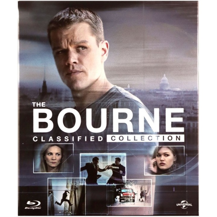 Bourne Kolekcja: Tożsamość Bourne'a / Krucjata Bourne'a / Ultimatum Bourne'a / Dziedzictwo Bourne'a / Jason Bourne [6xBlu-Ray]