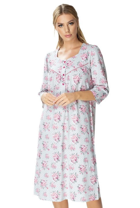 Camasa de noapte, Mewa, Bumbac, Multicolor, 44 EU