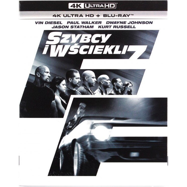 Fast & Furious 7 (Blu-ray + Blu-ray 4K Ultra HD) - Blu-ray + Blu-ray Ultra  HD 4K - Film di James Wan Avventura