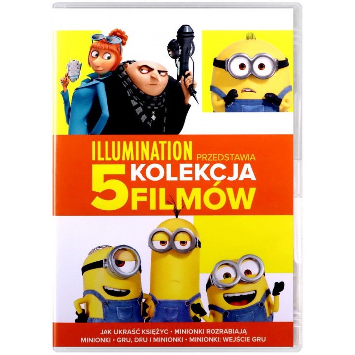 Minyonok: Gru színre lép [5DVD]