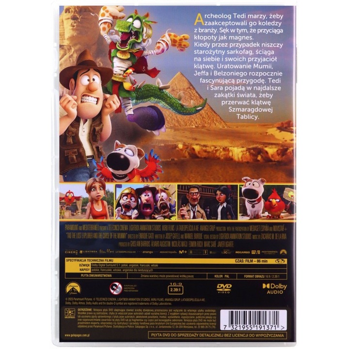 Tadeo Jones 3. La tabla esmeralda [DVD]