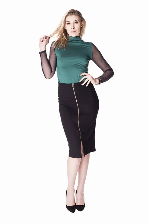 Fusta, Lookat, Negru, Viscoza, Negru