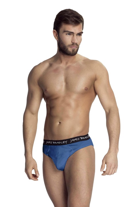 Boxeri pentru barbati, James Bradley, Viscoza, Albastru