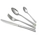 Set tacamuri in valiza, Hoffner, 72 de piese, Inox, 12 persoane, Argintiu