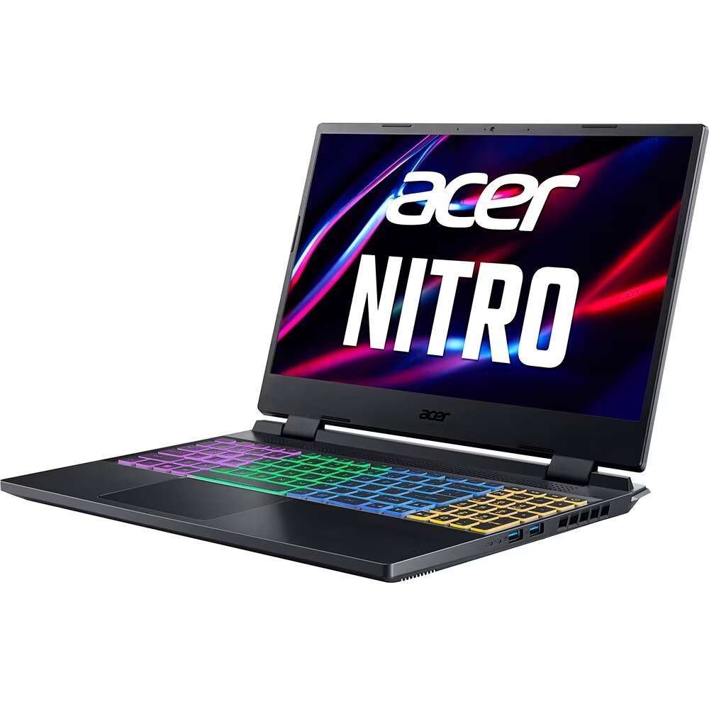 Laptop Gaming ACER Nitro 5 AN515-58-57FK, Intel Core i5-12500H pana la 4.5GHz, 15.6" Full HD, 8GB, SSD 512GB, NVIDIA GeForce RTX 4050 6GB, Free Dos, Negru
