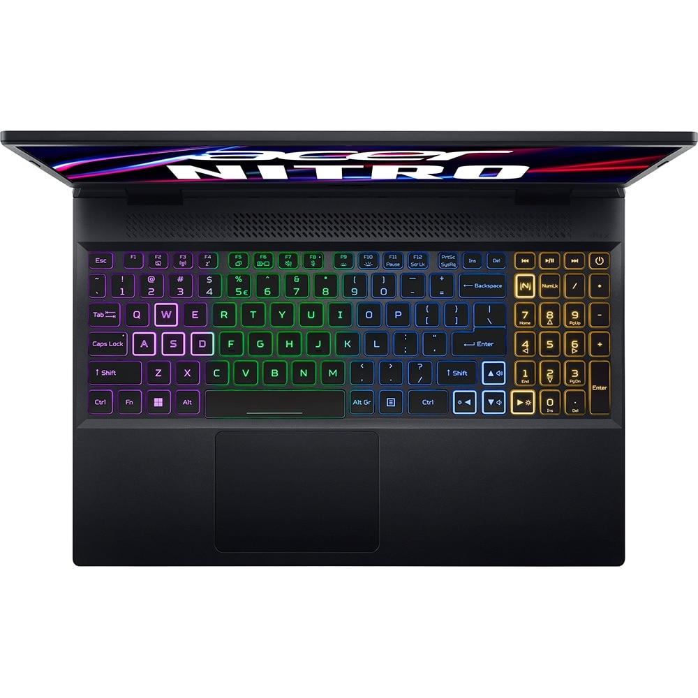 Laptop Gaming ACER Nitro 5 AN515-58-57FK, Intel Core i5-12500H pana la 4.5GHz, 15.6" Full HD, 8GB, SSD 512GB, NVIDIA GeForce RTX 4050 6GB, Free Dos, Negru