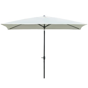 Umbrela de gradina, Outsunny, UV50+, 197x296cm, Bej