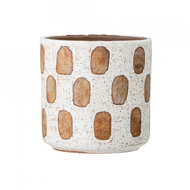 Ghiveci crem/maro din ceramica 12 cm Avo Bloomingville