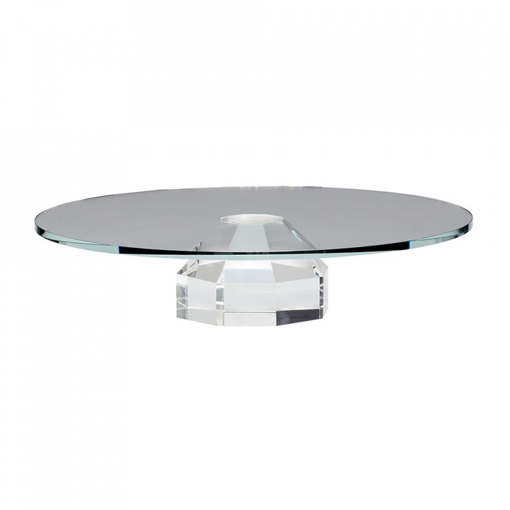 Platou din sticla 30 cm Evi Hubsch